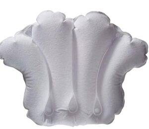 inflatable bath pillow with terry cloth review