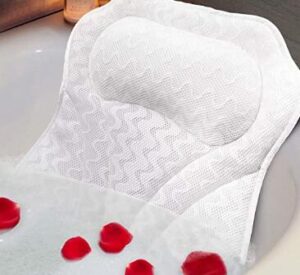 large-sized bath pillow with 6 strong suctions review