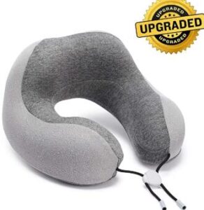 best with memory foam airplane neck pillow review