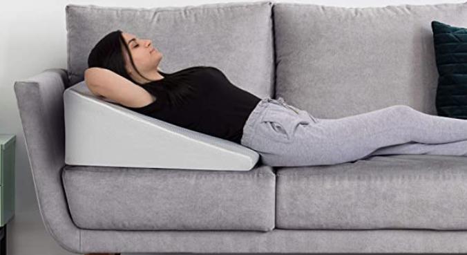 ultra soft wedge pillow for back pain