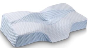 neck pain and headache relief pillow for side sleepers