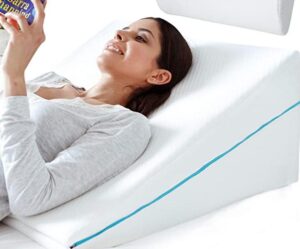 supportive wedge pillow for sinus congestion